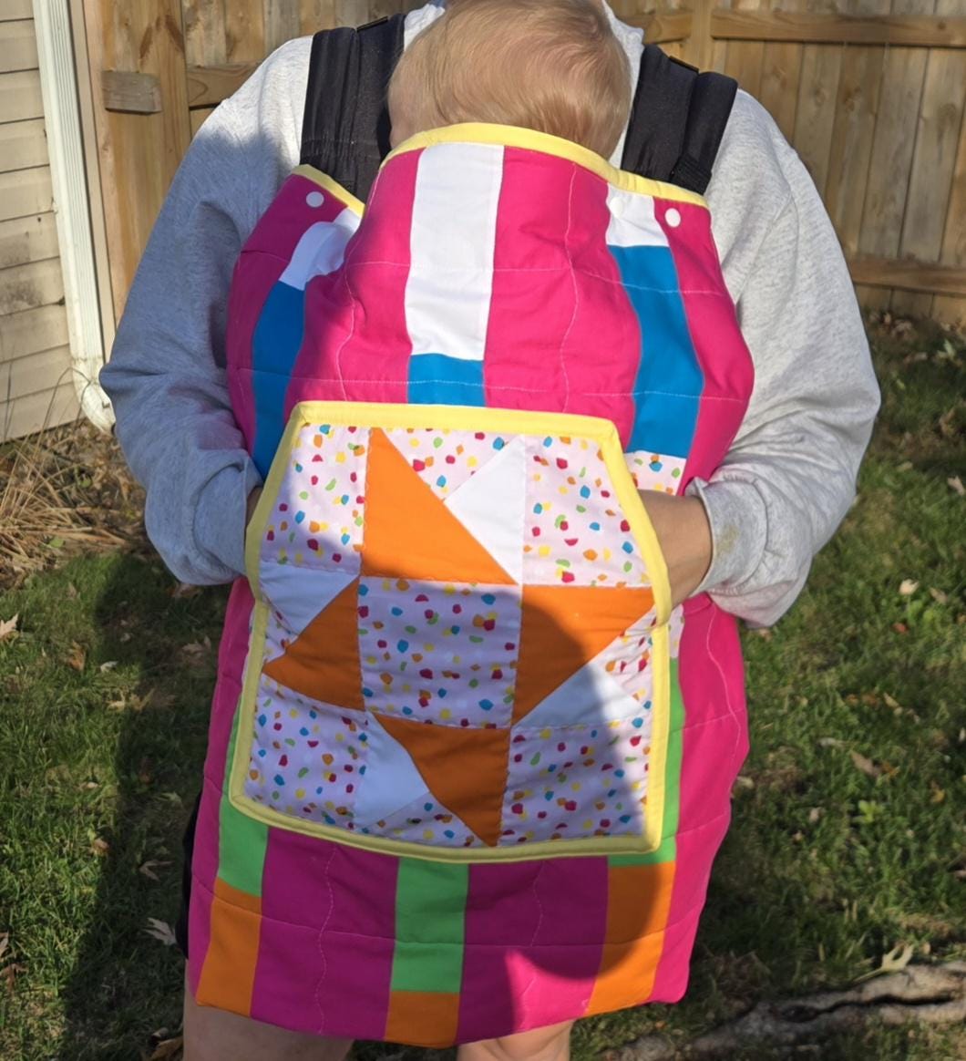The Snuggle Sack Baby Carrier Cover - Digital Pattern