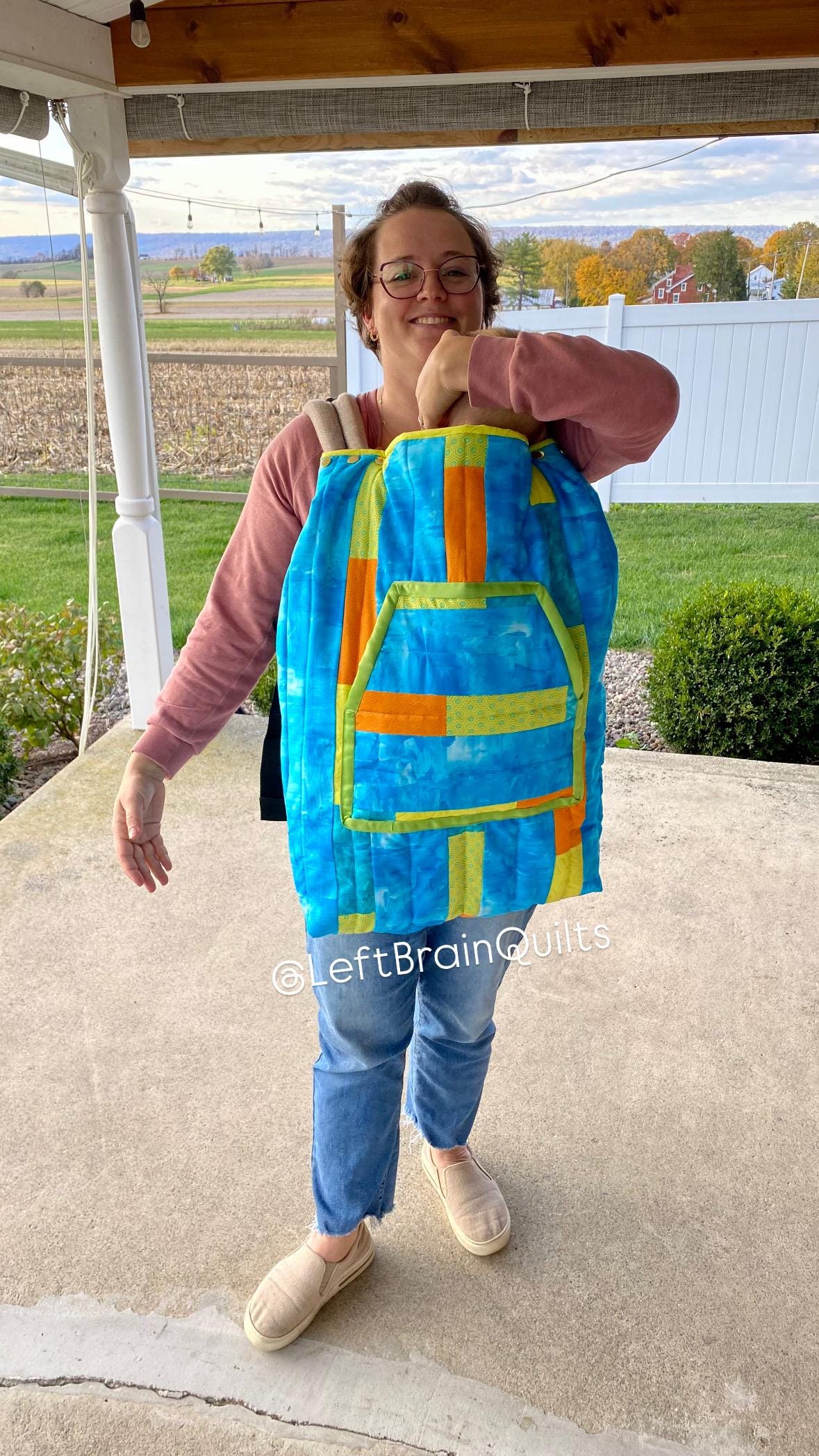 The Snuggle Sack Baby Carrier Cover - Digital Pattern
