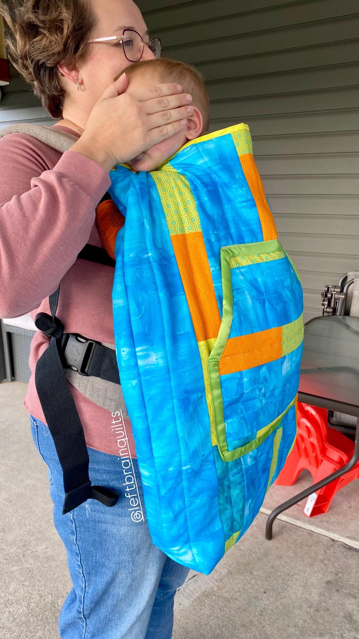 The Snuggle Sack Baby Carrier Cover - Digital Pattern