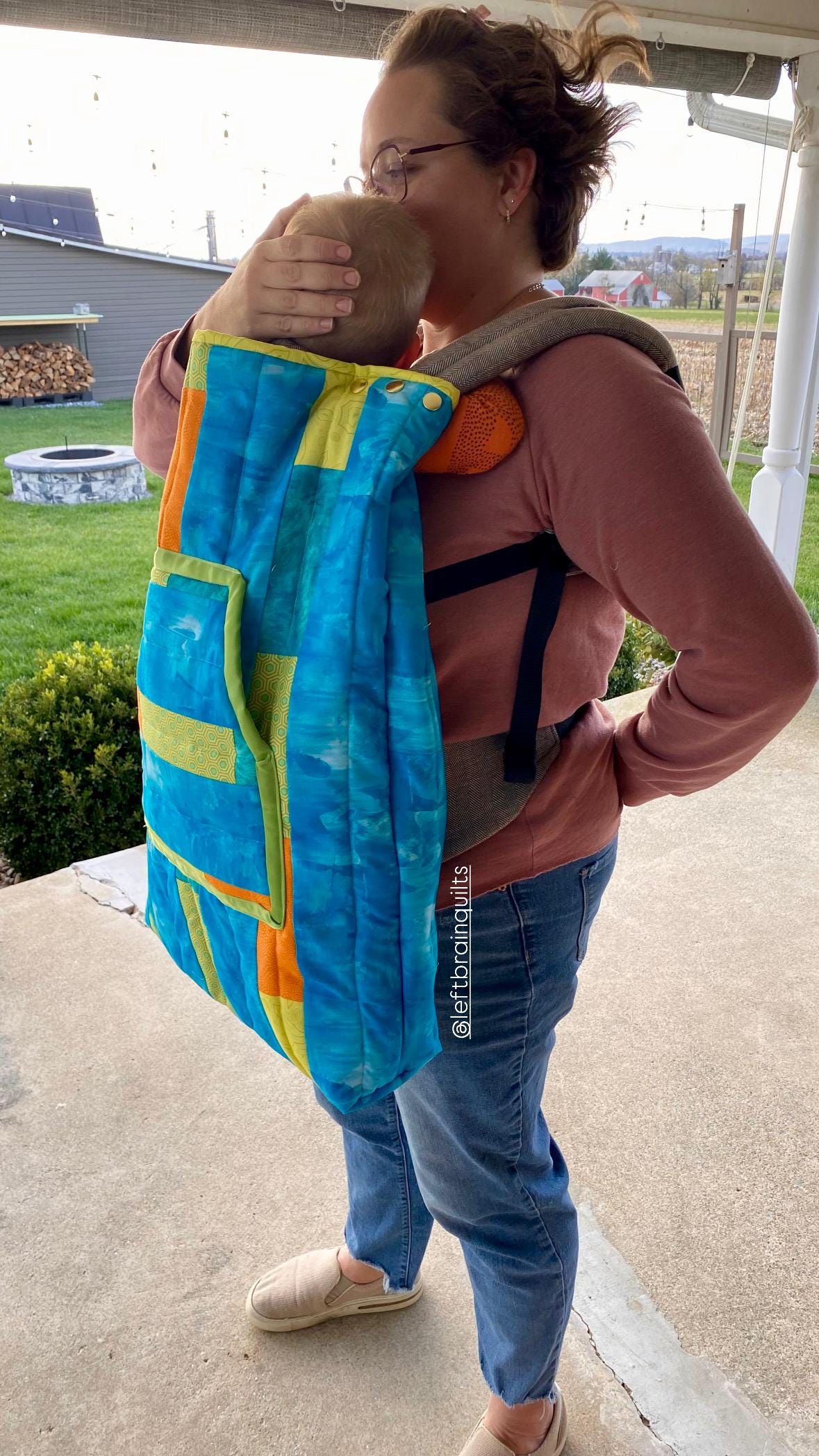 The Snuggle Sack Baby Carrier Cover - Digital Pattern