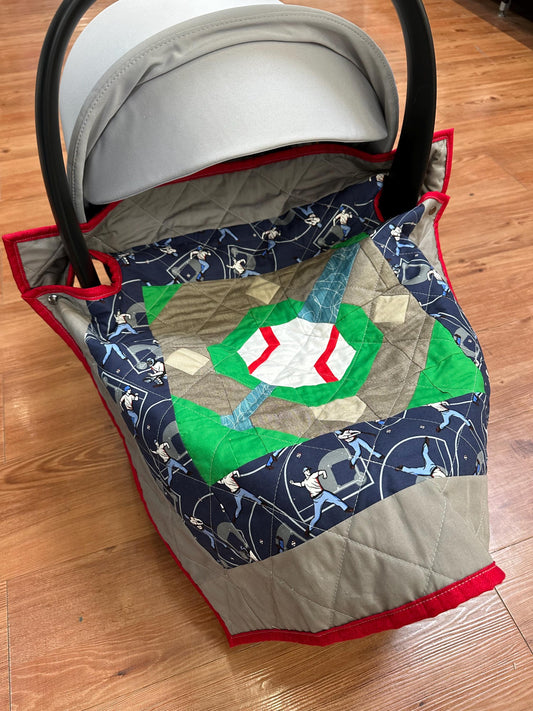 No-Slip Car Seat Coverlet - Digital Pattern