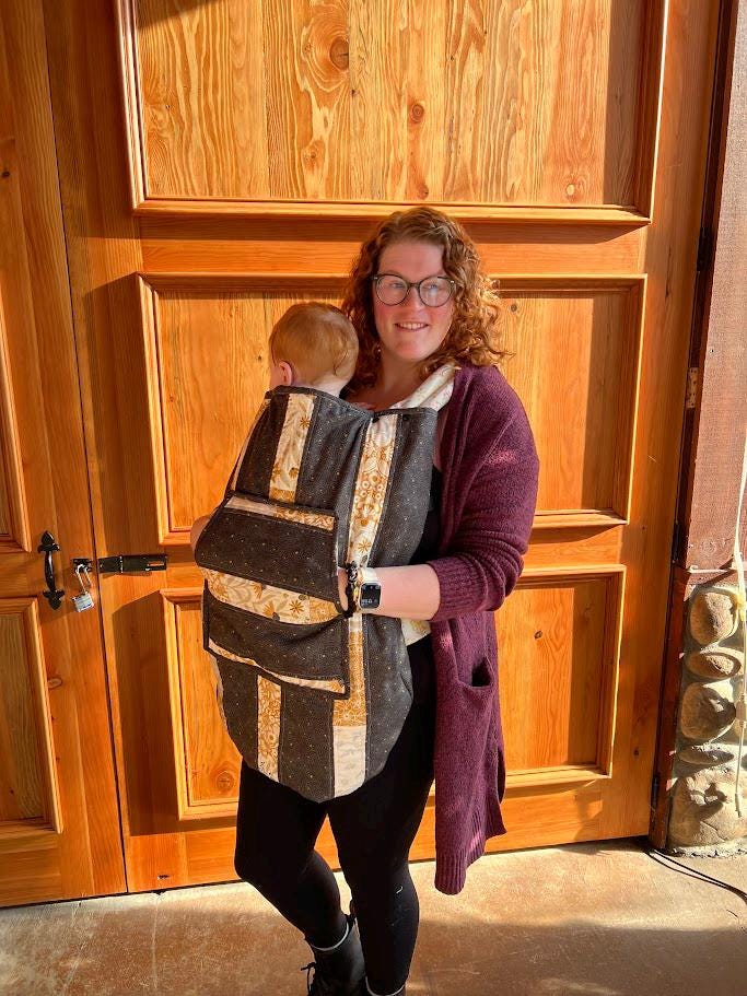 The Snuggle Sack Baby Carrier Cover - Digital Pattern